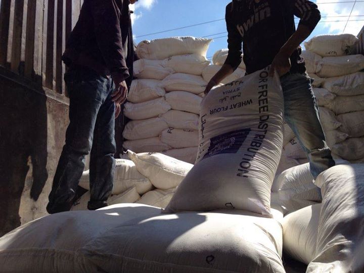 Providing 50 tons of flour to support a bakery in rural Idleb