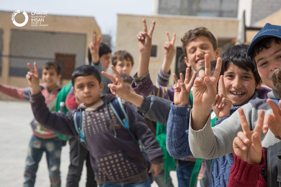 ‎Ihsan‬ has helped to renovate and equip 3 schools in villages and towns in rural ‪#‎Aleppo‬.