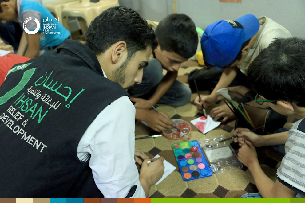 Child-Friendly Space Exhibition in the Besieged Eastern Al-Ghouta