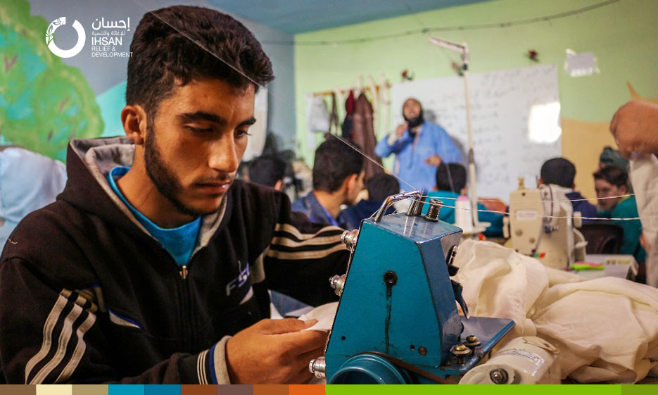 IhsanRD and Youth… New and diverse horizons within Youth Support Center in the northern Homs countryside