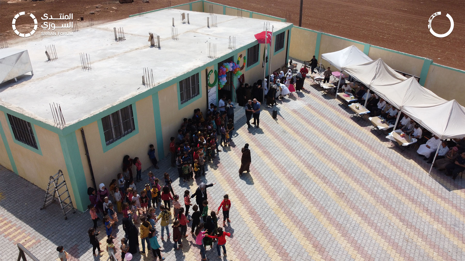 (العربية) إحسان تعيد الأمل بعودة الأطفال إلى المدارس في الشمال السوري