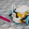 Training adolescent girls at the Women’s Innovation Center on robot programming for the development of creative thinking
