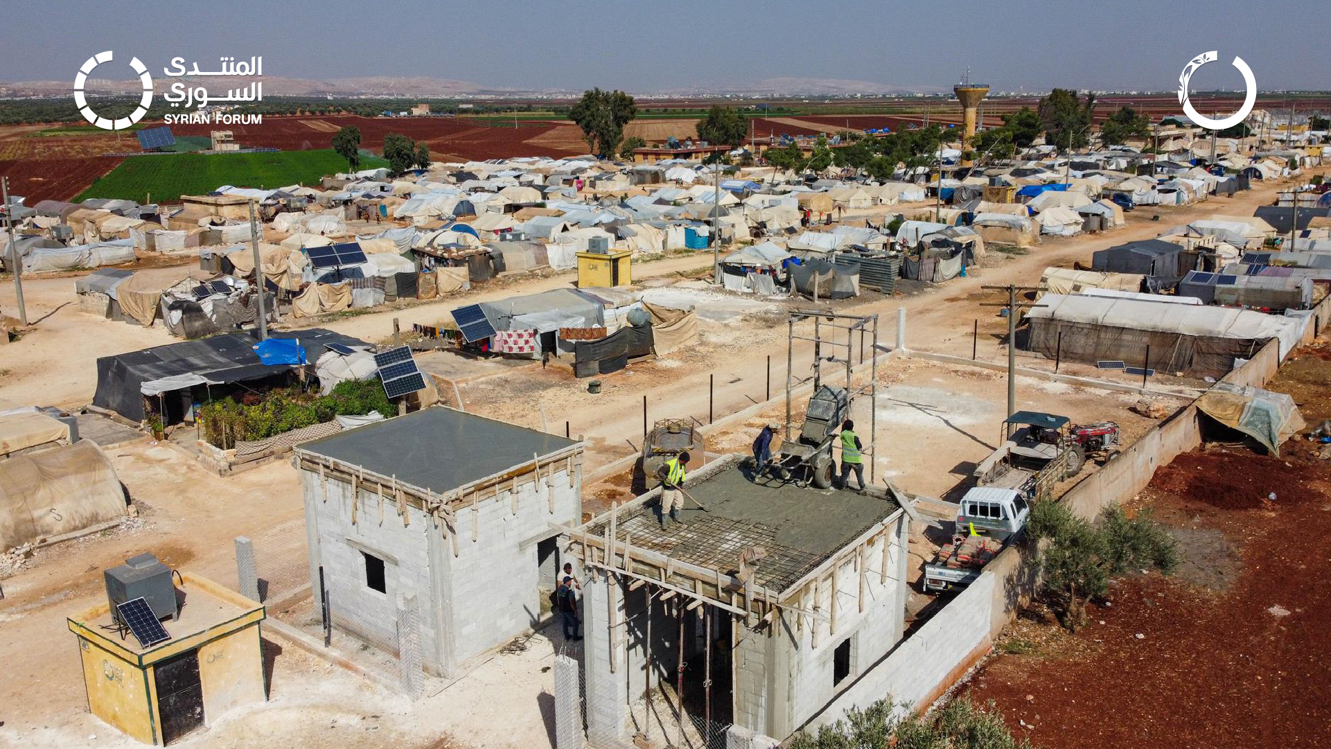 (English) Building a water station in Maarat al-Akhwaan to provide clean water in northern Idlib