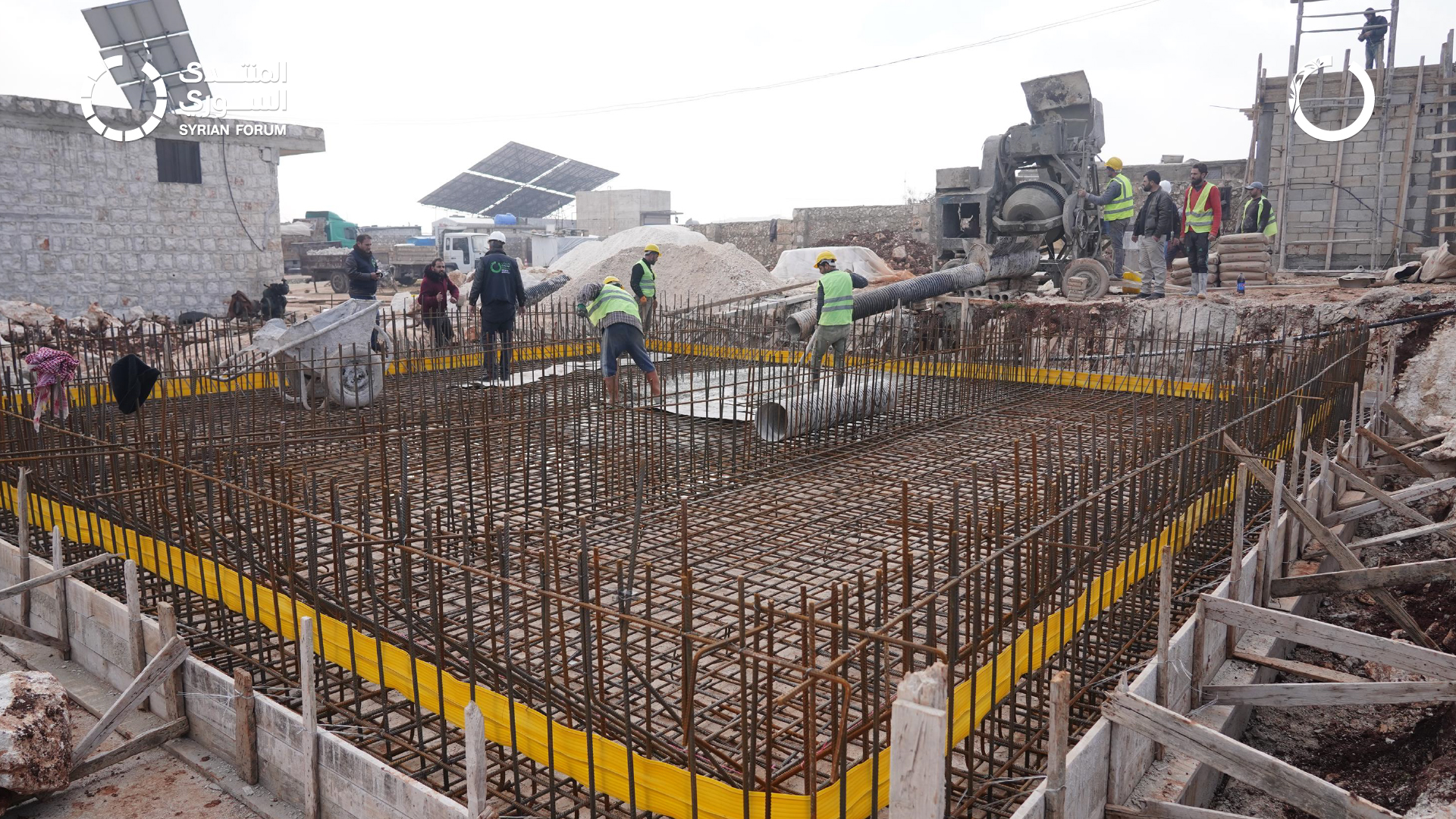 Installation of solar energy for the Al-Shami water station in Babsiqa