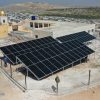 Installation of a solar energy system at Al-Shahba Water Station in Kafr Deryan