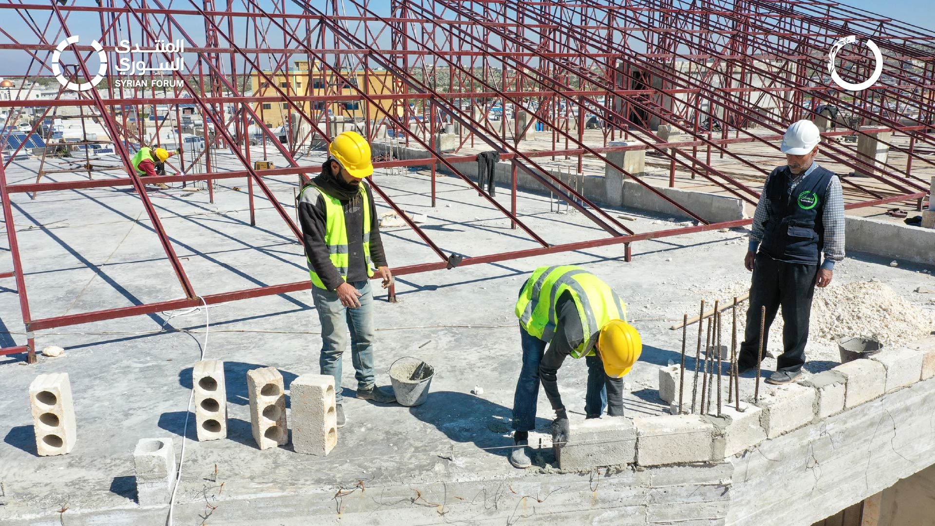 Installation of solar energy panels in Al Medina Al Monawara water station