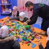 LEGO activity for young girls in Idlib