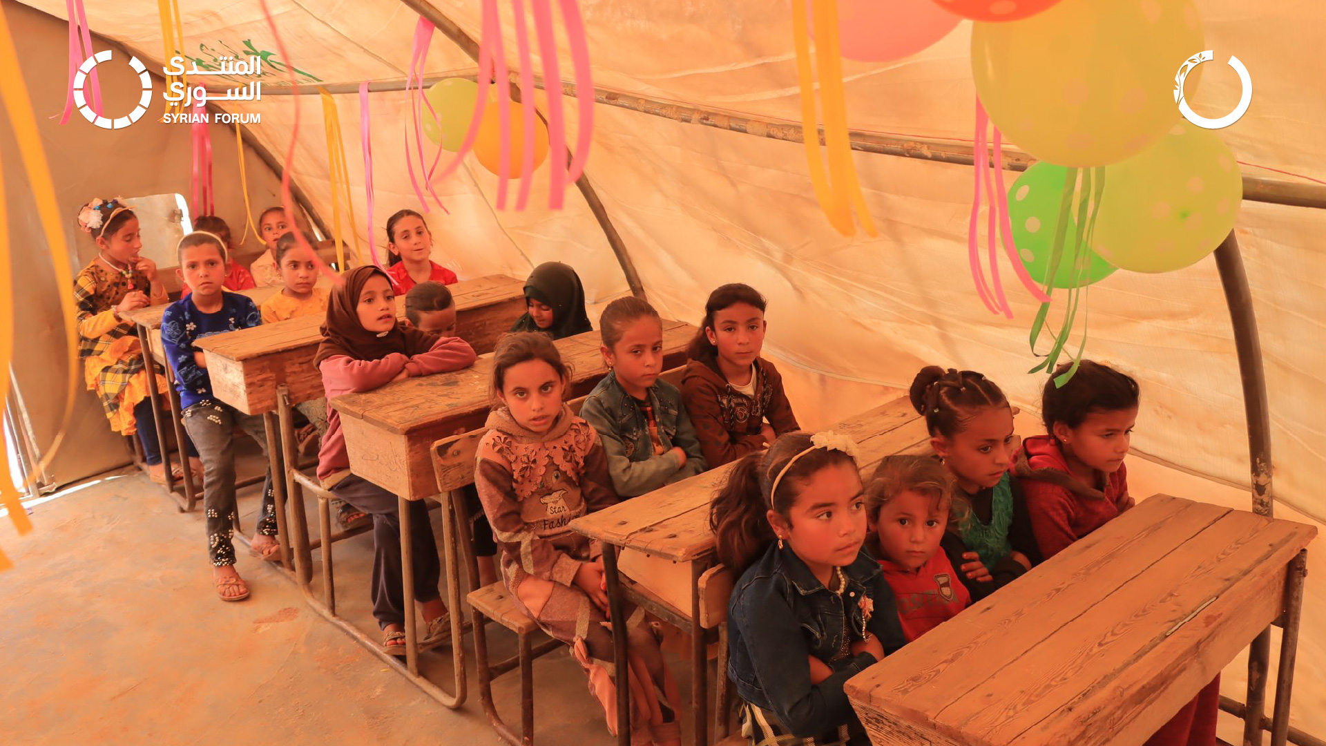 استمرار التعليم داخل مخيم الشيخ مصطفى